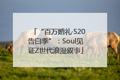 “百万婚礼·520告白季”：Soul见证Z世代浪漫叙事