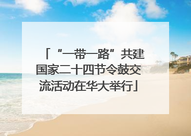 “一带一路”共建国家二十四节令鼓交流活动在华大举行