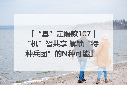 “县”定爆款107｜“机”智共享 解锁“特种兵团”的N种可能
