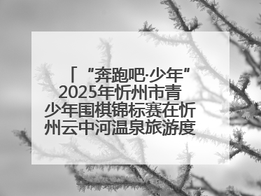 “奔跑吧·少年”2025年忻州市青少年围棋锦标赛在忻州云中河温泉旅游度假区圆满举办