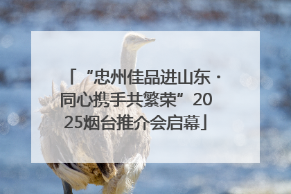 “忠州佳品进山东・同心携手共繁荣”2025烟台推介会启幕