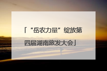 “岳农力量”绽放第四届湖南旅发大会