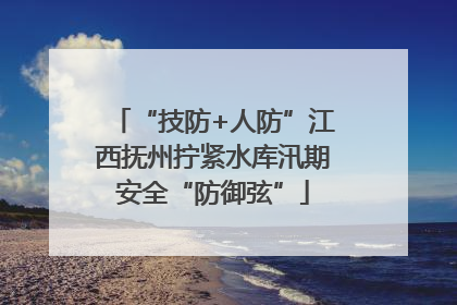 “技防+人防”江西抚州拧紧水库汛期安全“防御弦”