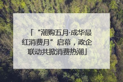 “潮购五月·成华最红消费月”启幕，政企联动共掀消费热潮