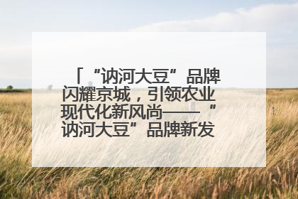 “讷河大豆”品牌闪耀京城，引领农业现代化新风尚——“讷河大豆”品牌新发地推介会圆满落幕