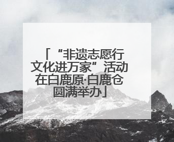 “非遗志愿行 文化进万家”活动在白鹿原·白鹿仓圆满举办