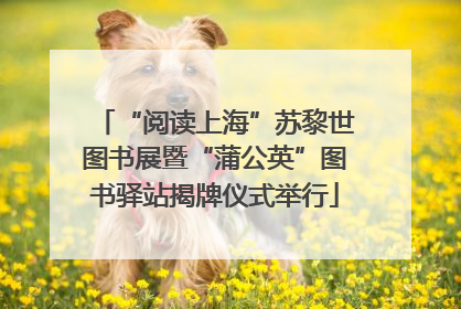 “阅读上海”苏黎世图书展暨“蒲公英”图书驿站揭牌仪式举行