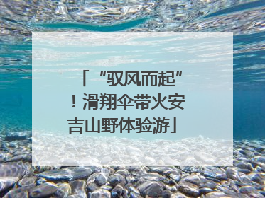“驭风而起”！滑翔伞带火安吉山野体验游