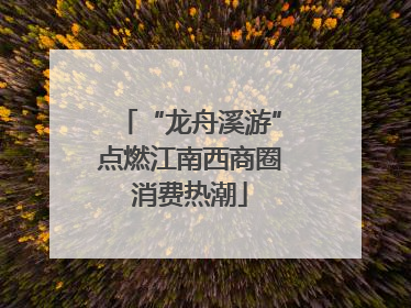 “龙舟溪游”点燃江南西商圈消费热潮