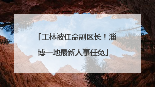 王林被任命副区长！淄博一地最新人事任免
