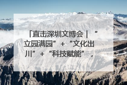 直击深圳文博会｜“立园满园”+“文化出川”+“科技赋能”，成都传媒发布三大文创领域合作清单