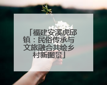 福建安溪虎邱镇：民俗传承与文旅融合共绘乡村新图景