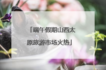 端午假期山西太原旅游市场火热