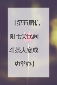 第五届信阳毛尖民间斗茶大赛成功举办