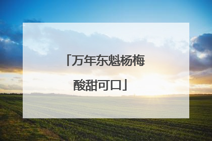 万年东魁杨梅 酸甜可口