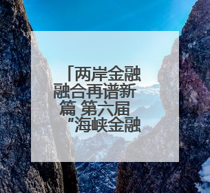 两岸金融融合再谱新篇 第六届“海峡金融论坛·台企发展论坛”在厦举办