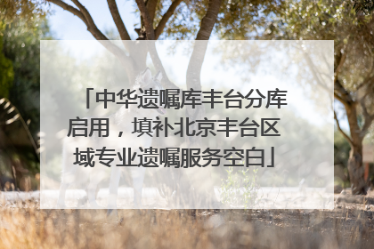 中华遗嘱库丰台分库启用，填补北京丰台区域专业遗嘱服务空白
