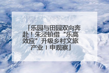 乐园与田园双向奔赴！朱泾镇借“乐高效应”升级乡村文旅产业〡申观察