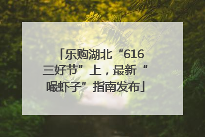 乐购湖北“616三好节”上，最新“嘬虾子”指南发布