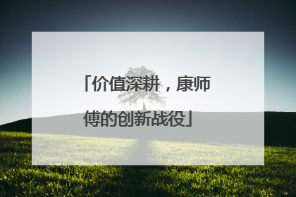 价值深耕，康师傅的创新战役