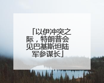 以伊冲突之际，特朗普会见巴基斯坦陆军参谋长