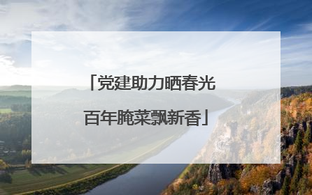 党建助力晒春光 百年腌菜飘新香