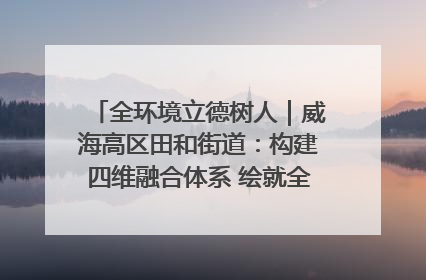 全环境立德树人｜威海高区田和街道：构建四维融合体系 绘就全环境立德树人新画卷