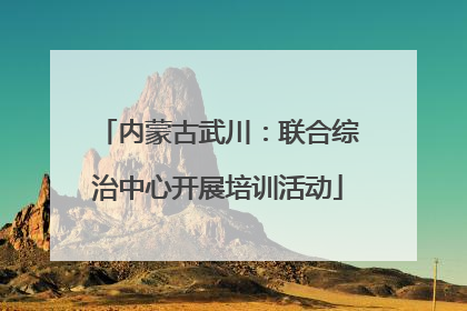 内蒙古武川：联合综治中心开展培训活动