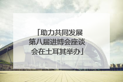 助力共同发展 第八届进博会座谈会在土耳其举办
