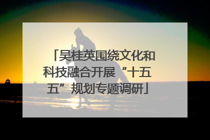 吴桂英围绕文化和科技融合开展“十五五”规划专题调研