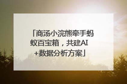 商汤小浣熊牵手蚂蚁百宝箱，共建AI+数据分析方案