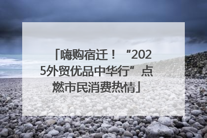 嗨购宿迁！“2025外贸优品中华行”点燃市民消费热情