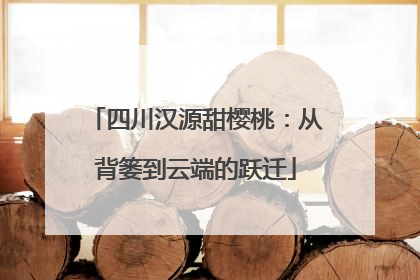 四川汉源甜樱桃：从背篓到云端的跃迁