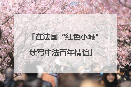在法国“红色小城”续写中法百年情谊