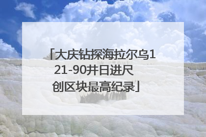 大庆钻探海拉尔乌121-90井日进尺 创区块最高纪录