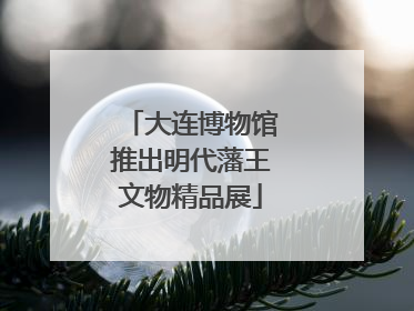 大连博物馆推出明代藩王文物精品展