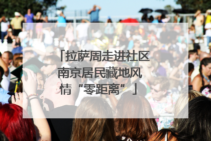 拉萨周走进社区 南京居民藏地风情“零距离”