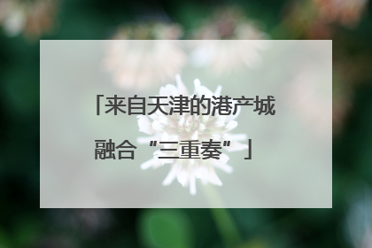 来自天津的港产城融合“三重奏”