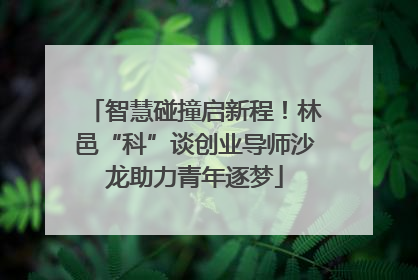 智慧碰撞启新程！林邑“科”谈创业导师沙龙助力青年逐梦
