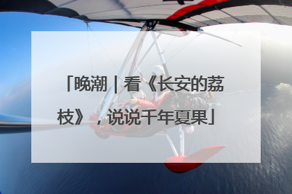 晚潮｜看《长安的荔枝》，说说千年夏果