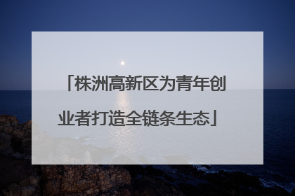株洲高新区为青年创业者打造全链条生态