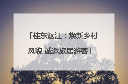 桂东沤江：焕新乡村风貌 诚邀旅居游客