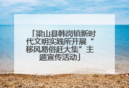梁山县韩岗镇新时代文明实践所开展“移风易俗赶大集”主题宣传活动