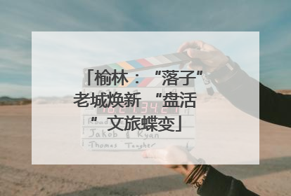 榆林：“落子”老城焕新 “盘活”文旅蝶变