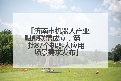 济南市机器人产业赋能联盟成立，第一批87个机器人应用场景需求发布
