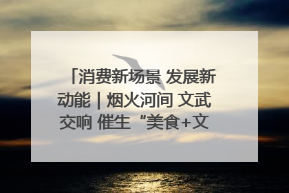 消费新场景 发展新动能｜烟火河间 文武交响 催生“美食+文化”消费新场景
