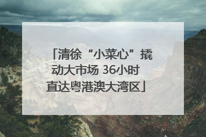 清徐“小菜心”撬动大市场 36小时直达粤港澳大湾区