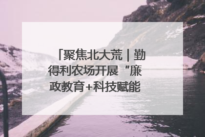 聚焦北大荒｜勤得利农场开展“廉政教育+科技赋能”主题党日活动