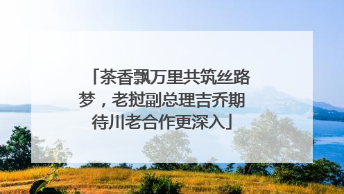 茶香飘万里共筑丝路梦，老挝副总理吉乔期待川老合作更深入