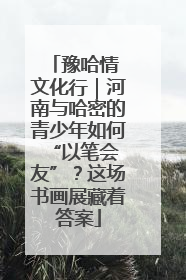 豫哈情 文化行｜河南与哈密的青少年如何 “以笔会友”？这场书画展藏着答案